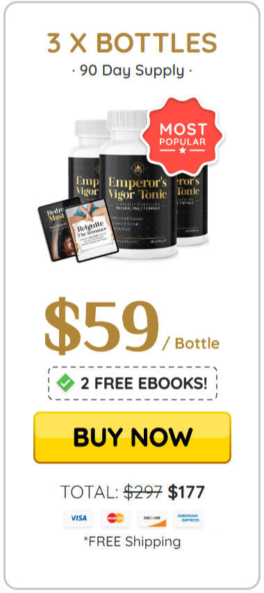3 bottle 3 bottle Emperor’s Vigor Tonic